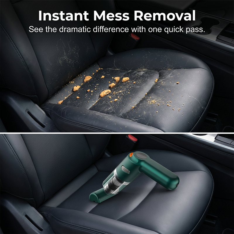 🧹 Cordless Car Vacuum – 10000Pa Suction & 4000mAh Battery 🚗