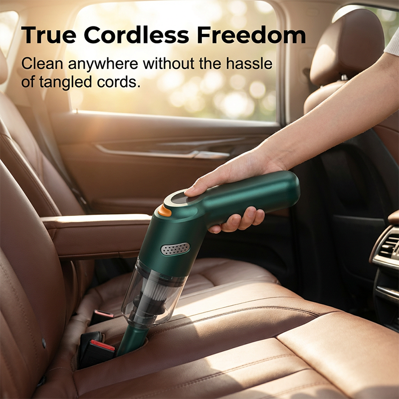 🧹 Cordless Car Vacuum – 10000Pa Suction & 4000mAh Battery 🚗