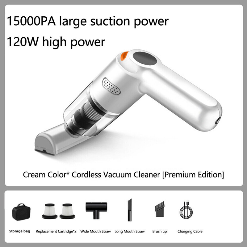 🧹 Cordless Car Vacuum – 10000Pa Suction & 4000mAh Battery 🚗